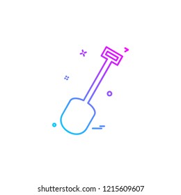 Hardware tool icon design vector