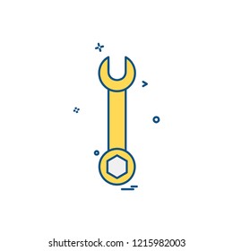 Hardware tool icon design vector