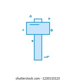 Hardware tool icon design vector
