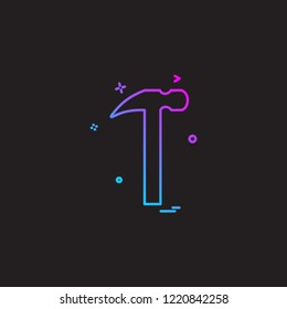 Hardware tool icon design vector