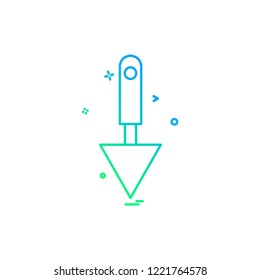 Hardware tool icon design vector