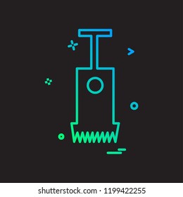 Hardware tools icon design vector