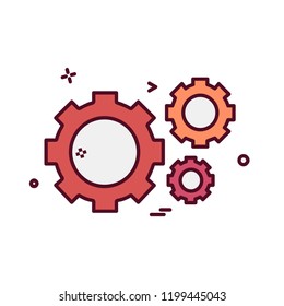 Hardware tools icon design vector