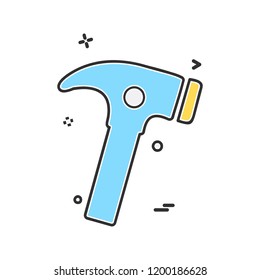 Hardware tools icon design vector