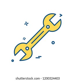 Hardware tools icon design vector