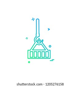 Hardware tools icon design vector