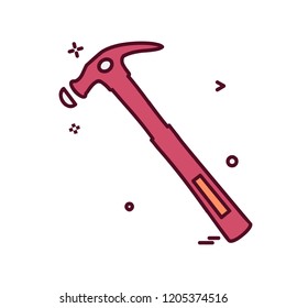 Hardware tools icon design vector