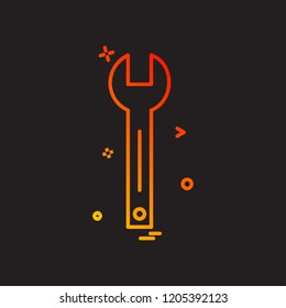 Hardware tools icon design vector