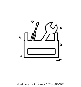 Hardware tools icon design vector