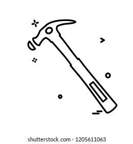 Hardware tools icon design vector