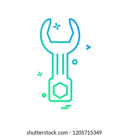 Hardware tools icon design vector