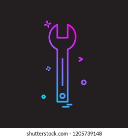 Hardware tools icon design vector