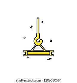 Hardware tools icon design vector