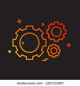 Hardware tools icon design vector