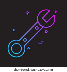 Hardware tools icon design vector