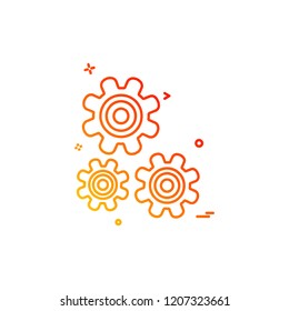 Hardware tools icon design vector