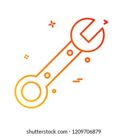 Hardware tools icon design vector
