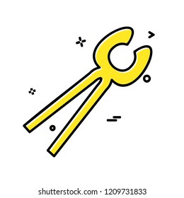 Hardware tools icon design vector