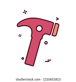 Hardware tools icon design vector