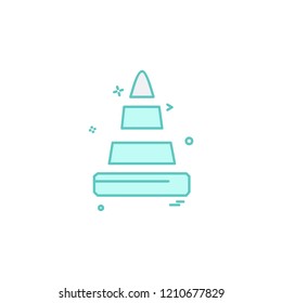 Hardware tools icon design vector