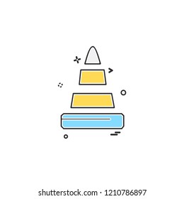 Hardware tools icon design vector