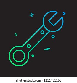 Hardware tools icon design vector