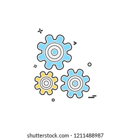 Hardware tools icon design vector