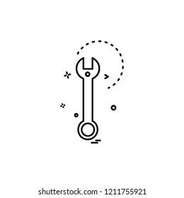 Hardware tools icon design vector