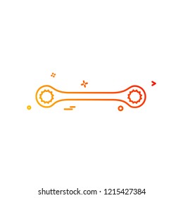Hardware tools icon design vector