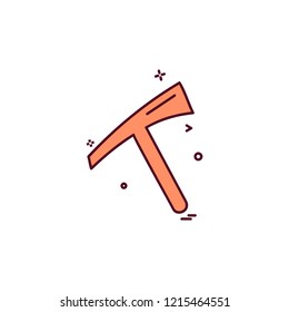 Hardware tools icon design vector
