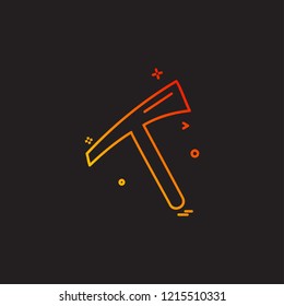 Hardware tools icon design vector