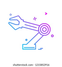 Hardware tools icon design vector