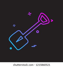 Hardware tools icon design vector