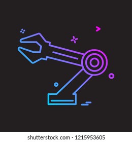 Hardware tools icon design vector