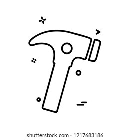 Hardware tools icon design vector