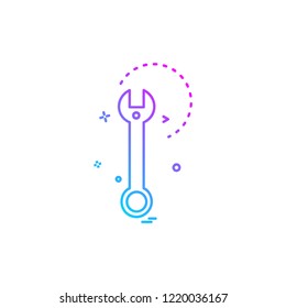 Hardware tools icon design vector