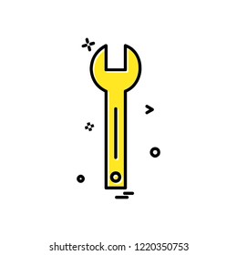 Hardware tools icon design vector