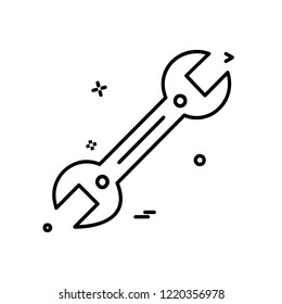 Hardware tools icon design vector