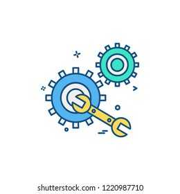 Hardware tools icon design vector