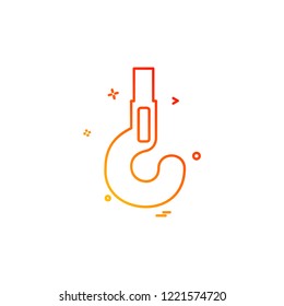 Hardware tools icon design vector