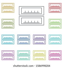 hardware, USB portable multi color icon. Simple thin line, outline vector of hardware icons for UI and UX, website or mobile application