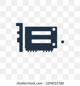 Hardware vector icon isolated on transparent background, Hardware transparency concept can be used web and mobile