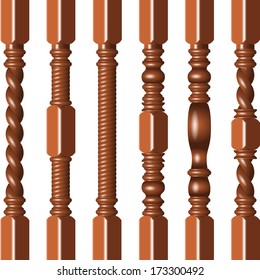 Hardwood spindles