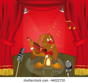 hare the musician appearing on stage