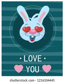 hare on valentines day