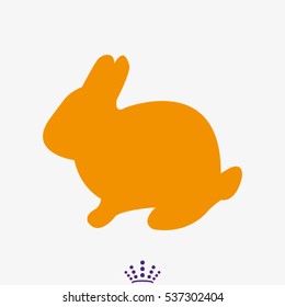 hare, rabbit, icon, vector illustration EPS 10