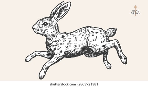 Liebre  croquis conejo