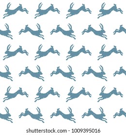 hare seamless pattern
