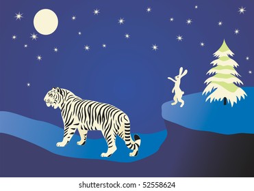 Hare sees off tiger in New Year's Eve
