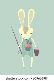 Hare vector character